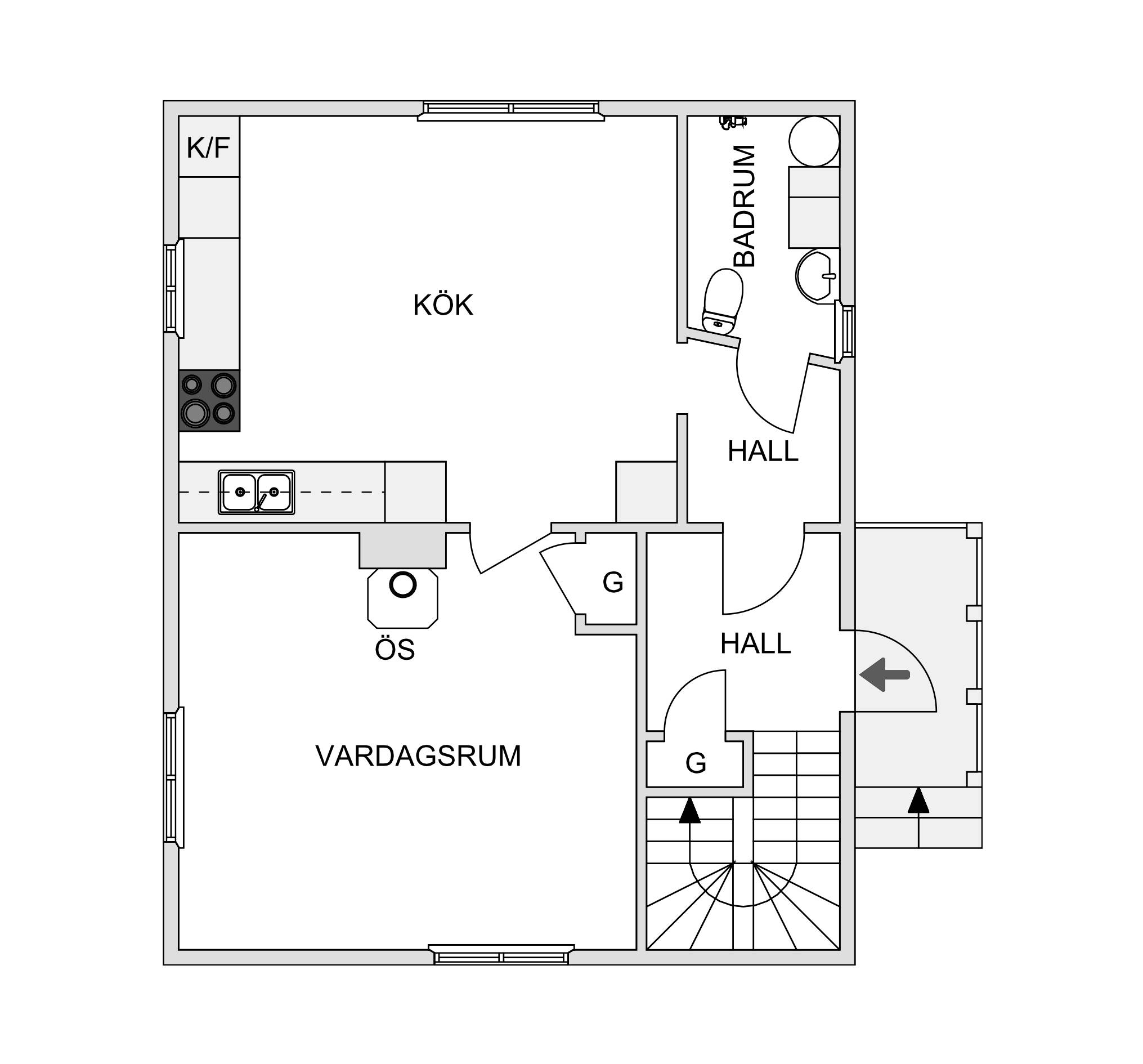 7 rum Villa på Sikås Stationsvägen 375 & 365 Strömsunds kommun - bild 33