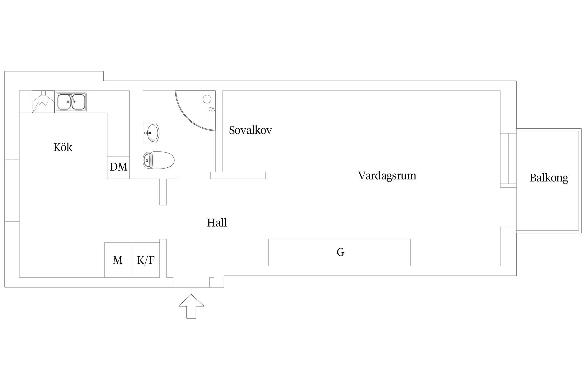 1 rum Lägenhet på Rörstrandsgatan 1B Centrala Hisingen Göteborgs kommun - bild 16