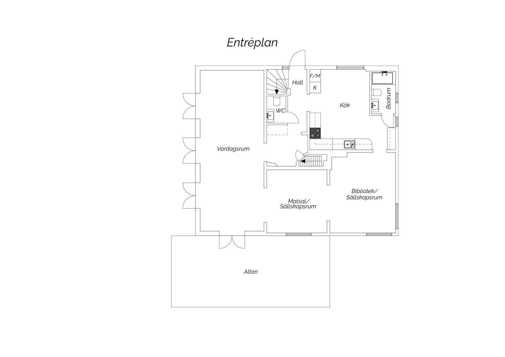 7 rum Villa på Blodboksgatan 1 Långedrag- Hagen Göteborgs kommun - bild 50