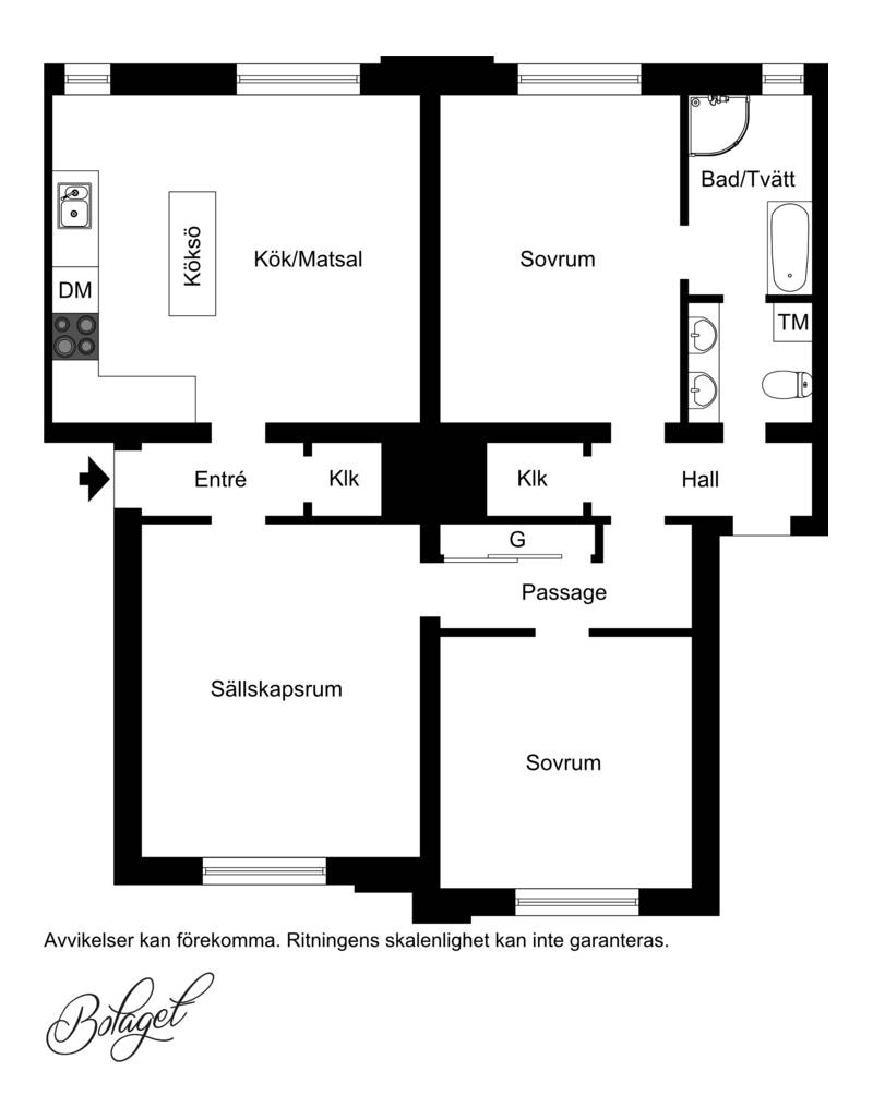 3 rum Lägenhet på Slussgatan 14 U1 Slussen Malmö kommun - bild 35