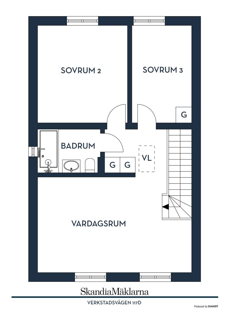 4 rum Radhus på Verkstadsvägen 117D Verkstadsön Motala kommun - bild 30