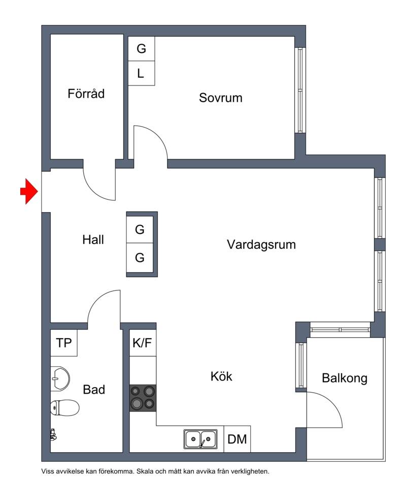 2 rum Lägenhet på Brömsebroväg 2D Visby - Centralt Gotlands kommun - bild 21