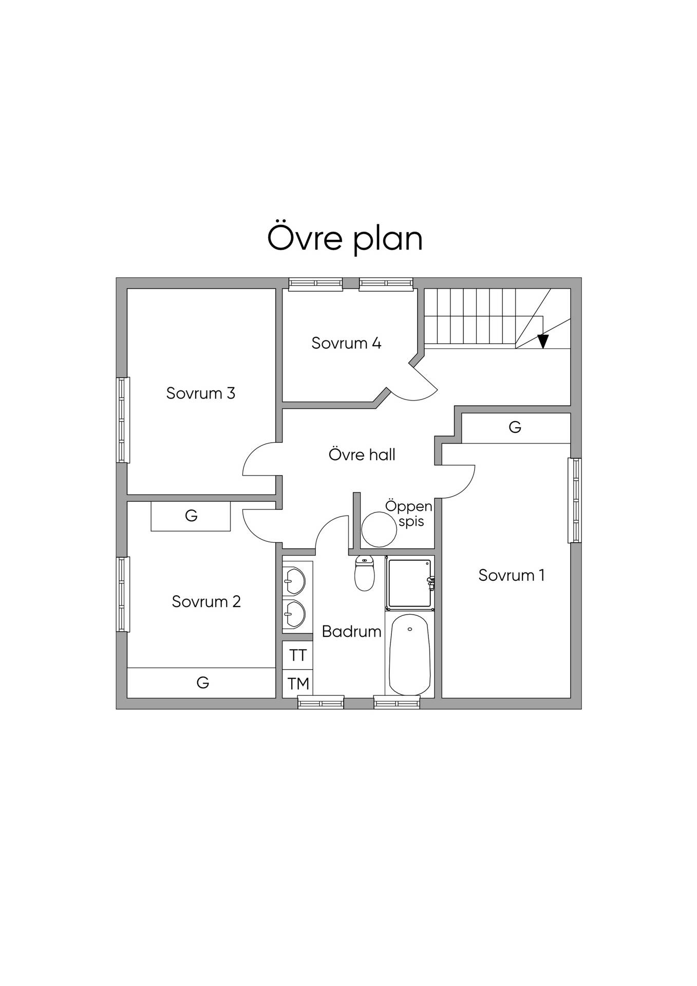 6 rum Villa på Vretgatan 3 Forssa Borlänge kommun - bild 60