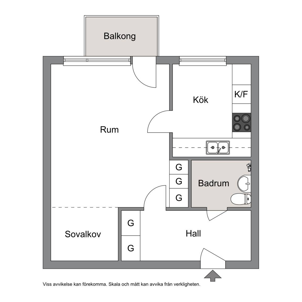 1 rum Lägenhet på Nygatan 26 Centralt Arvika kommun - bild 15
