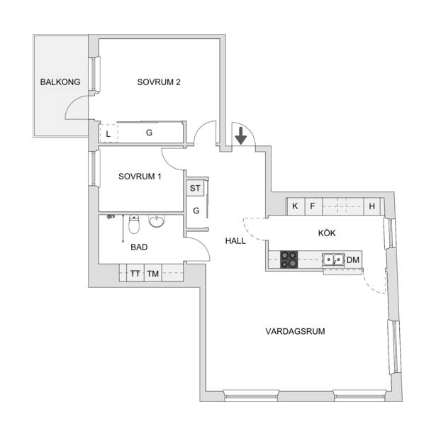 3 rum Lägenhet på Lindhagensgatan 104A, 6 tr Kungsholmen Stadshagen Stockholms kommun - bild 39