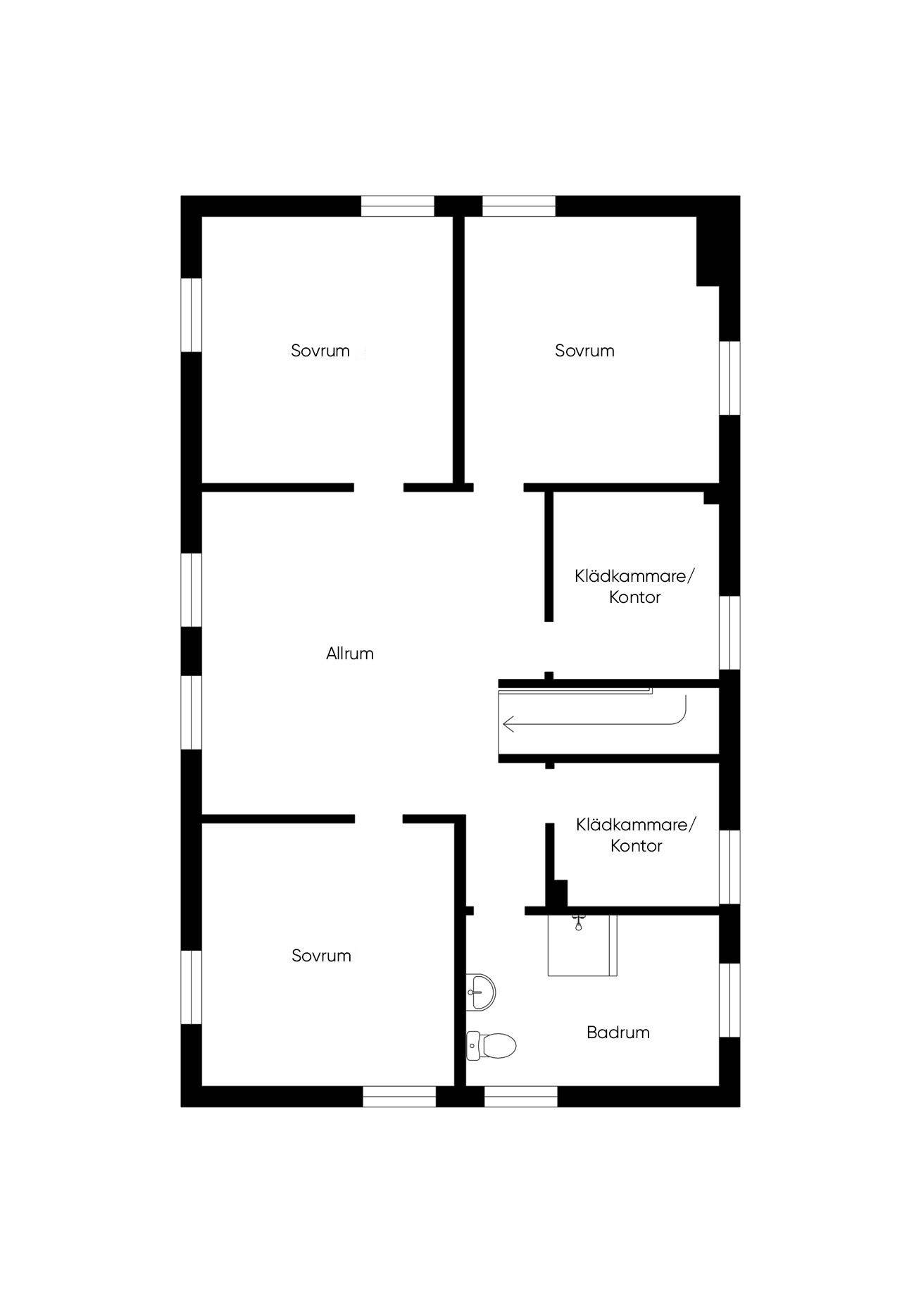 8 rum Villa på Betesgatan 3 Trädgårdsstaden Skövde kommun - bild 36