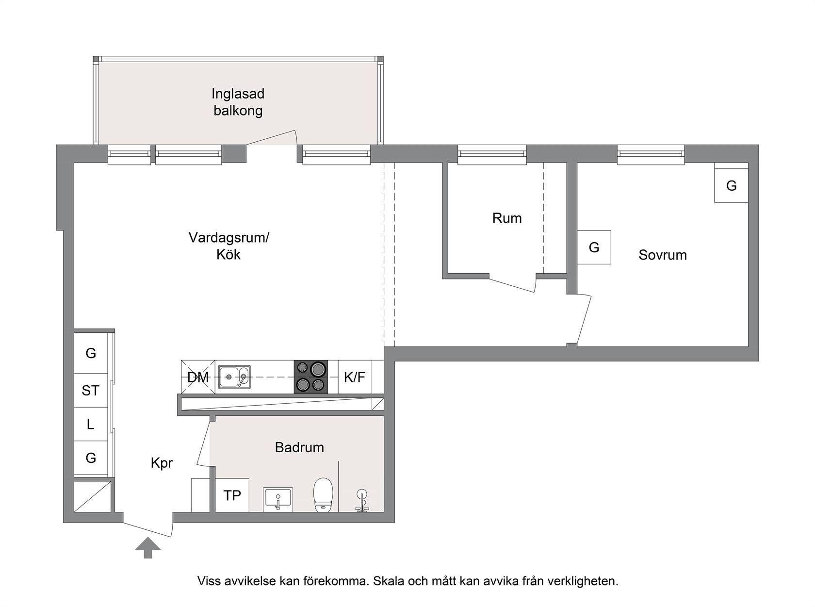 3 rum Lägenhet på Evenemangsgatan 18 Arenastaden Solna kommun - bild 12