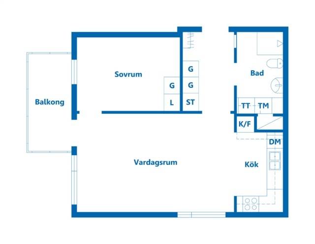 2 rum Lägenhet på Safirgatan 9 Norrtälje kommun - bild 14
