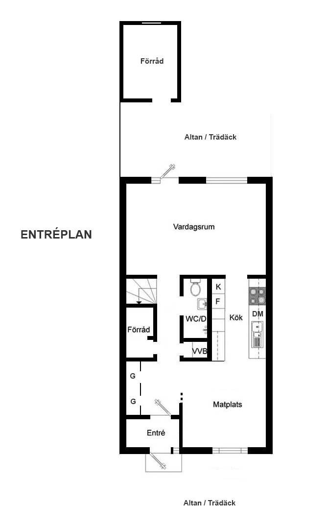 6 rum Radhus på Trålgatan 22 Saltsjöbaden Fiskarhöjden Nacka kommun - bild 43