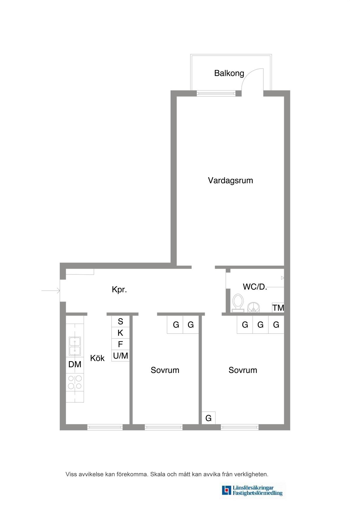 3 rum Lägenhet på Gunnilbogatan 6A Malmaberg Västerås kommun - bild 33
