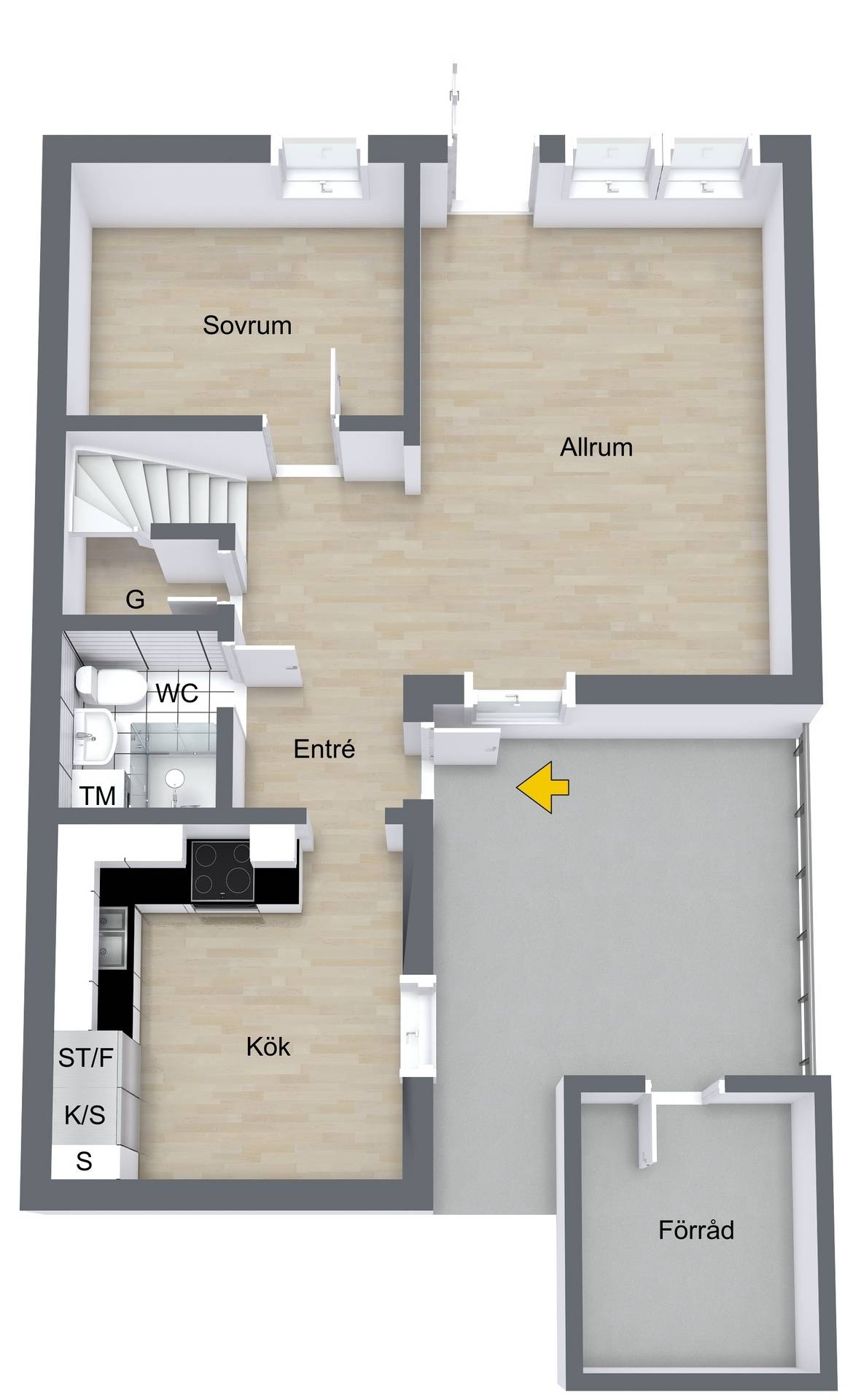 5 rum Radhus på Lärksoppsgatan 106 Bergvreten Enköpings kommun - bild 45