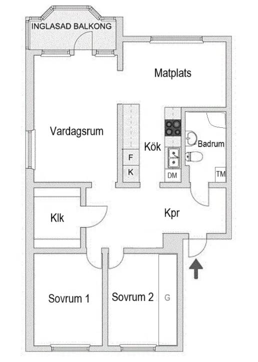 3 rum Lägenhet på Sikvägen 48 Centrala Tyresö Tyresö kommun - bild 18