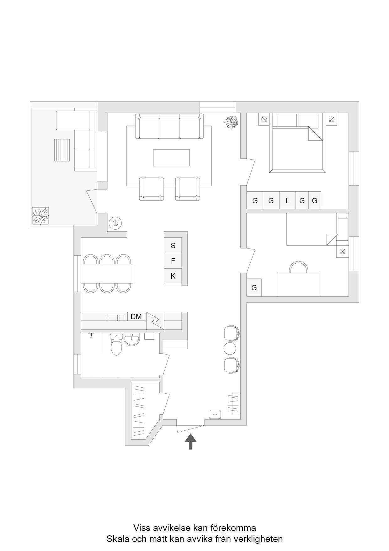 3 rum Lägenhet på Örtstigen 3 Furunäset Piteå kommun - bild 20