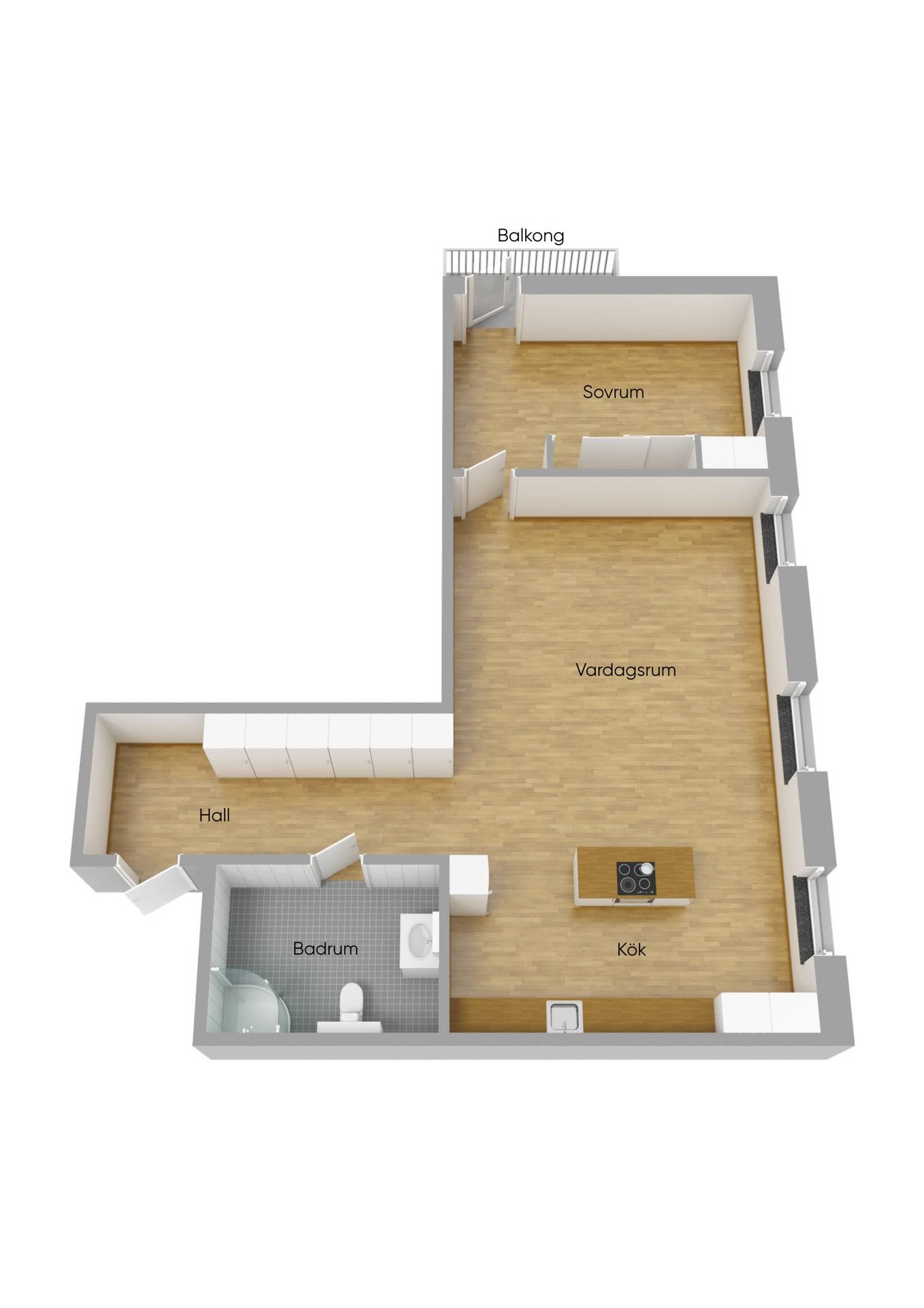 2 rum Lägenhet på Trotzgatan 47 Centralt Falu kommun - bild 32