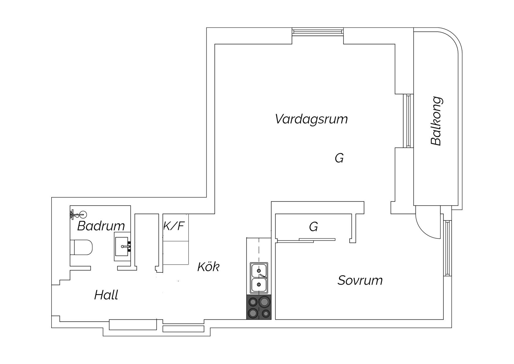 2 rum Lägenhet på Luxgatan 7, 1tr Lilla Essingen Stockholms kommun - bild 21