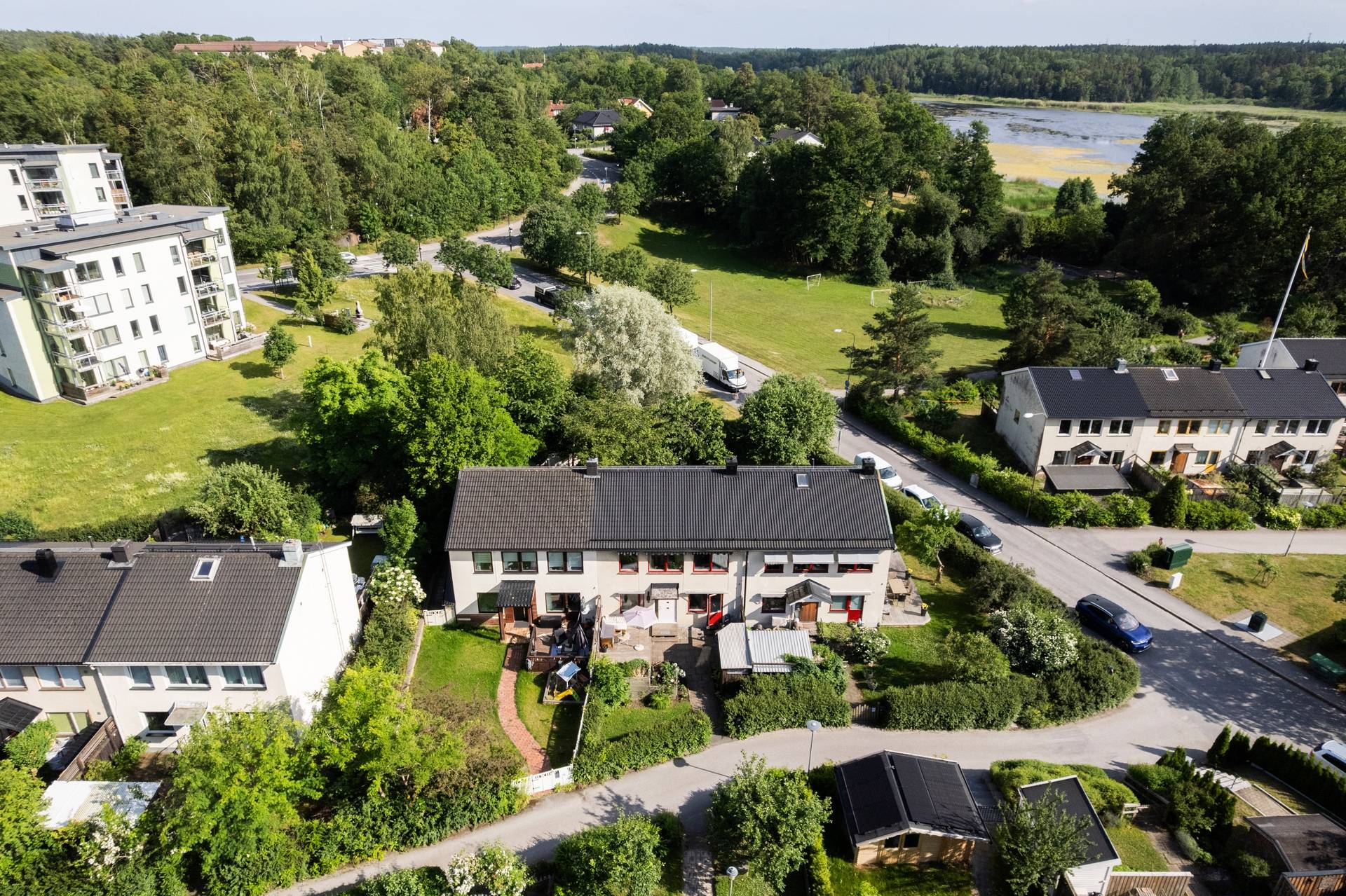 5 rum Radhus på Skrattmåsvägen 12 Fagersjö Stockholms kommun - bild 47