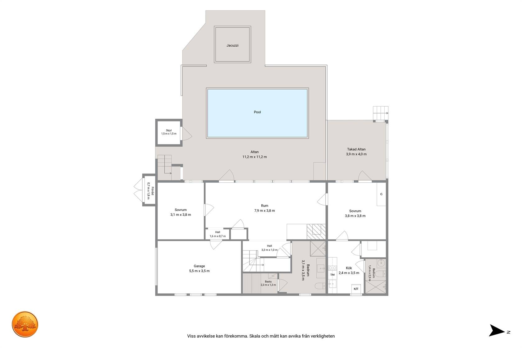7 rum Villa på Tunavägen 1C Järna Södertälje kommun - bild 40