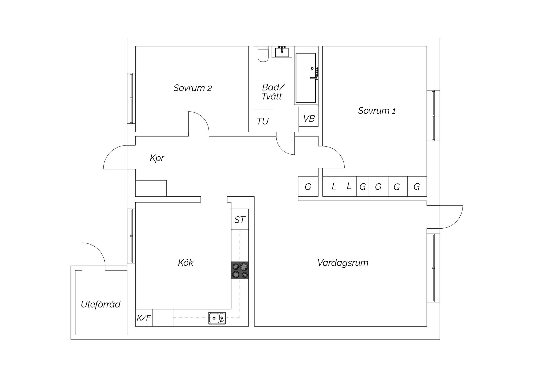 3 rum Lägenhet på Pettersgatan 37 Kumlaby Kumla kommun - bild 27