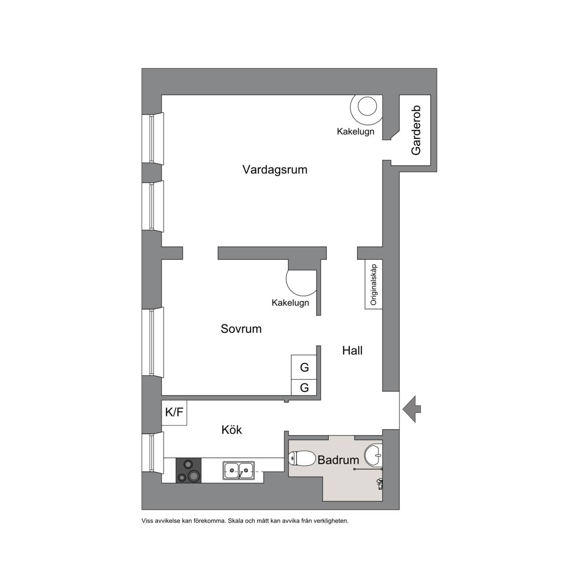 2 rum Lägenhet på Fleminggatan 101 Fridhemsplan Stockholms kommun - bild 23