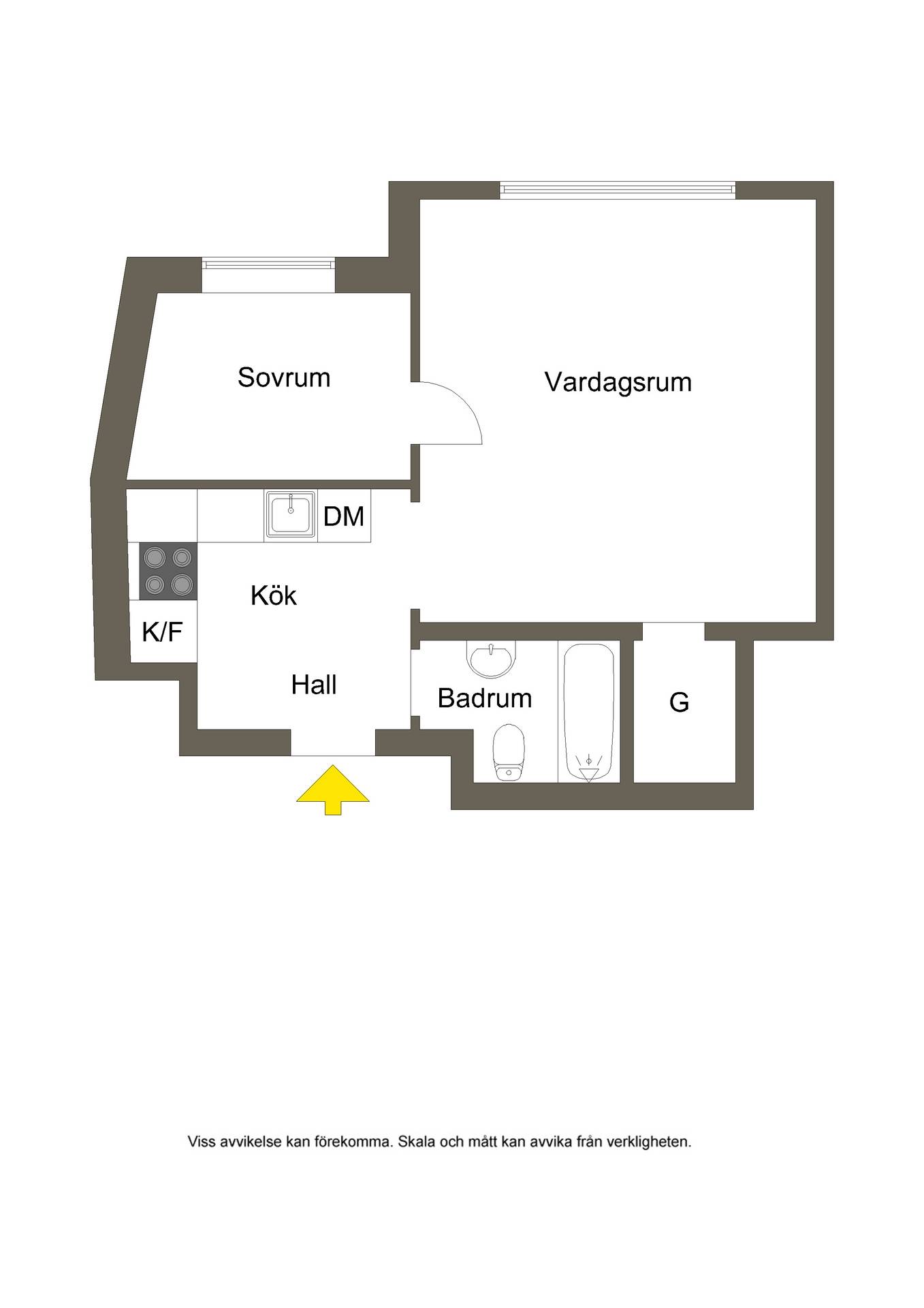 2 rum Lägenhet på Garvargatan 22, Vån 2 Kungsholmen Stockholms kommun - bild 17