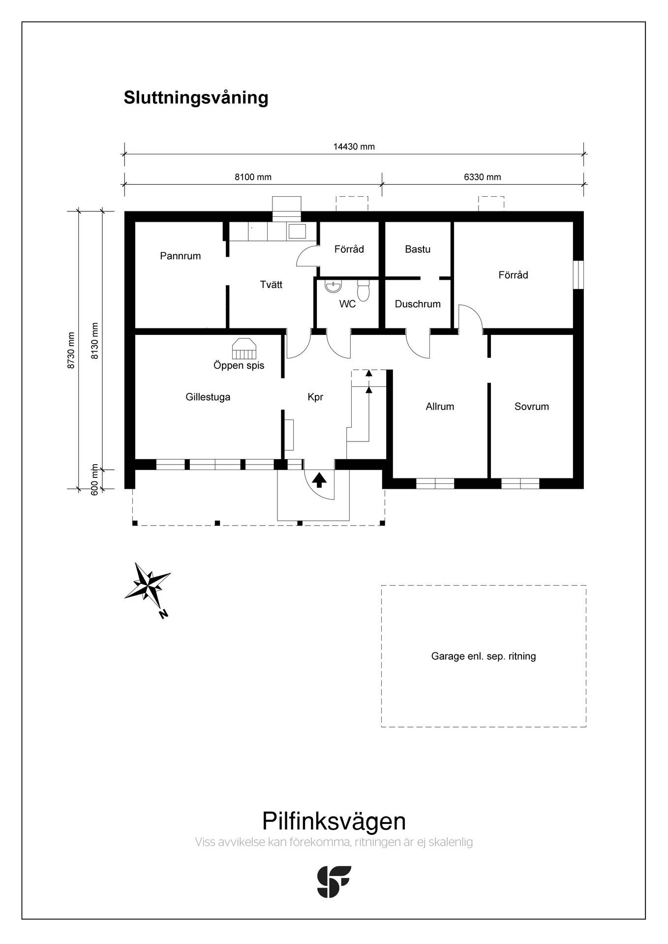 156 m² Villa på Pilfinksvägen 11 Åtvidaberg Åtvidabergs kommun - bild 39