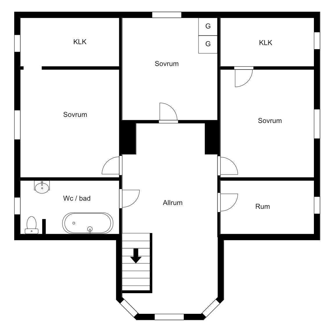 5 rum Villa på Dalarövägen 6 Centralt Arboga kommun - bild 47