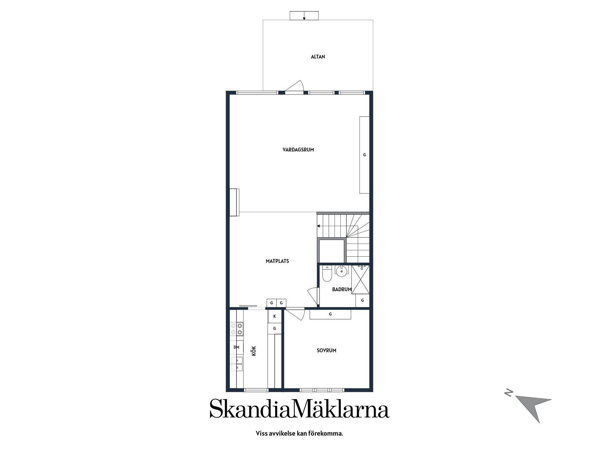 4 rum Radhus på Fridhemsgatan 15B Ulvhäll/Fridhem Strängnäs kommun - bild 46