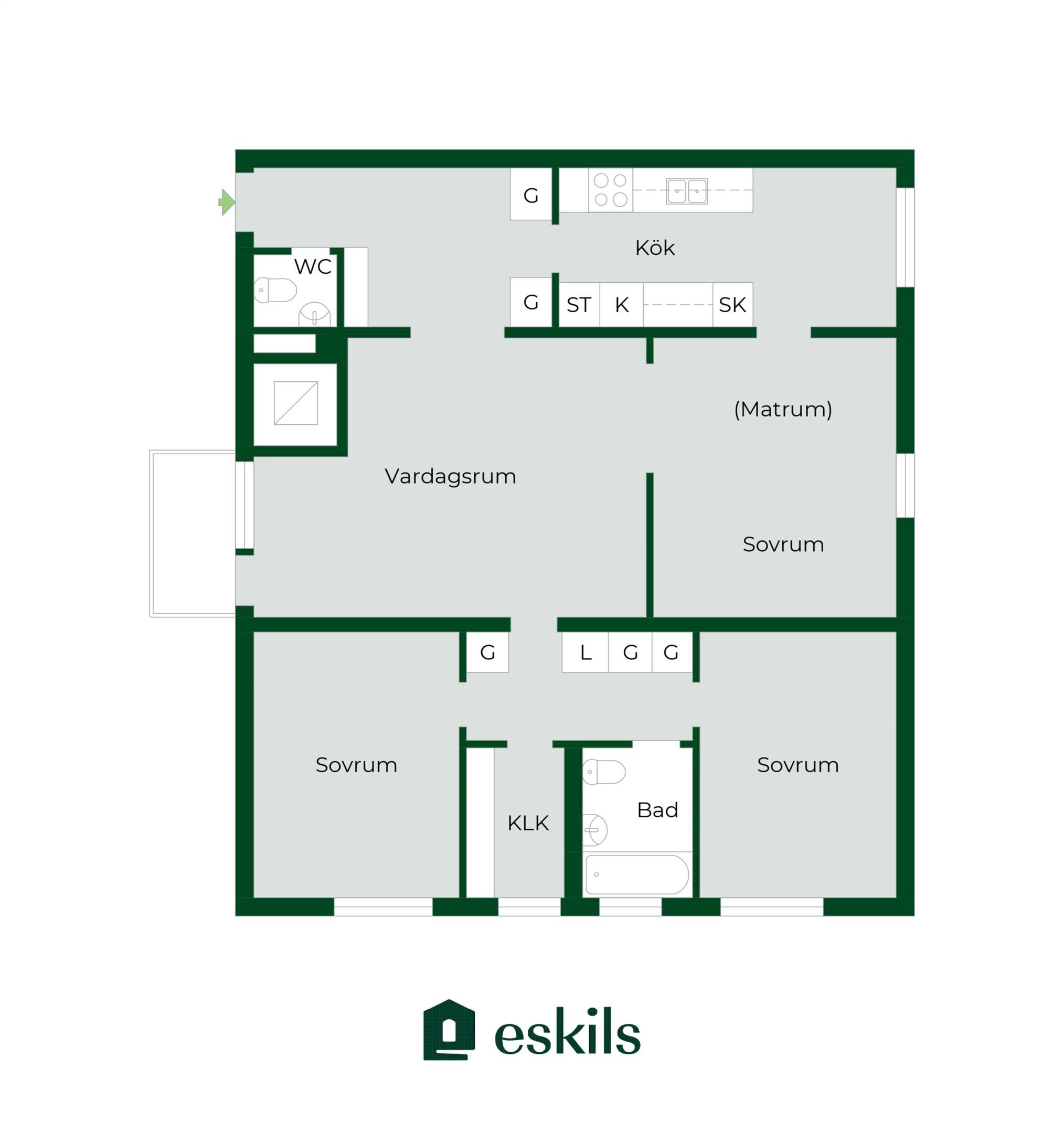 3 rum Lägenhet på Tegelbruksgatan 21 Eskilstuna kommun - bild 40