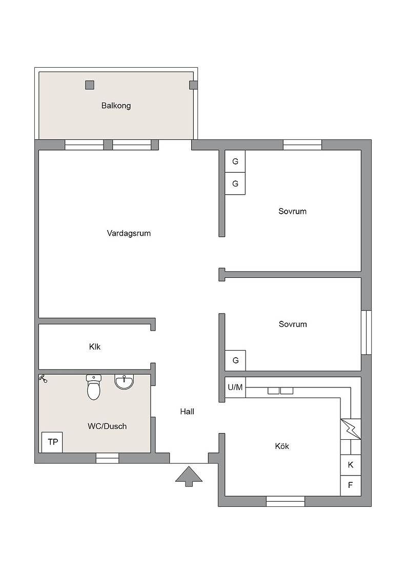 3 rum Lägenhet på Bergsgatan 1B lgh 1102 Nossebro Essunga kommun - bild 24