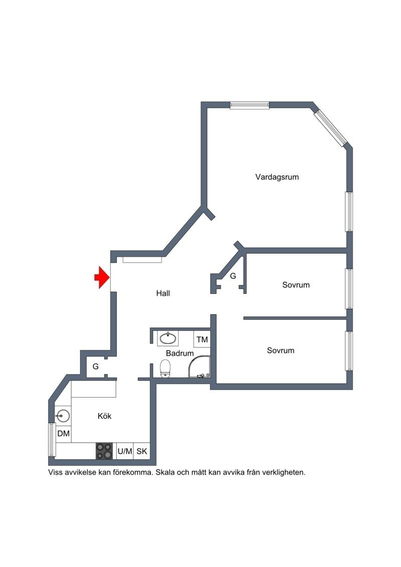 3 rum Lägenhet på Fleminggatan 73 Kungsholmen - Fridhemsplan Stockholms kommun - bild 17