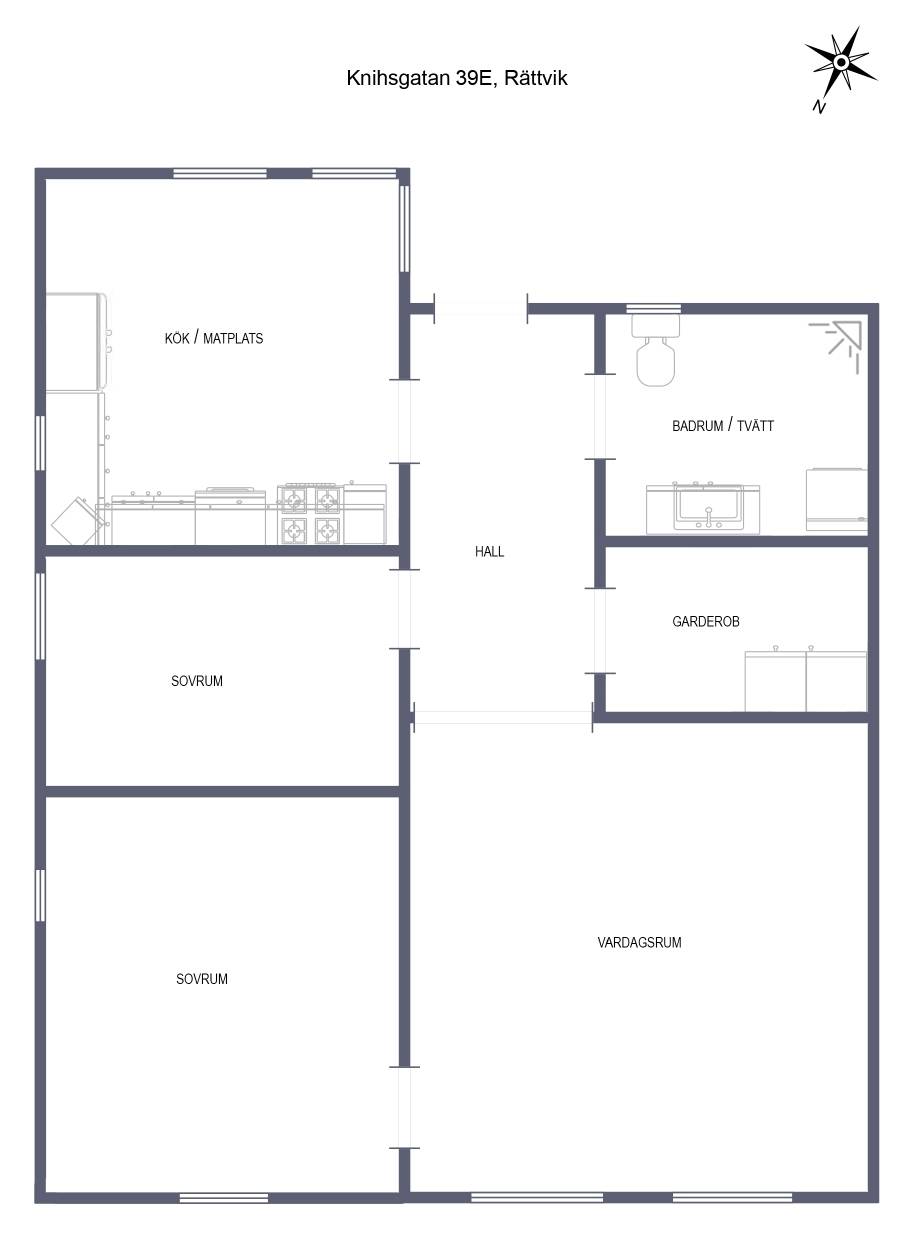 3 rum Lägenhet på Knihsgatan 39E Centrum Rättviks kommun - bild 31