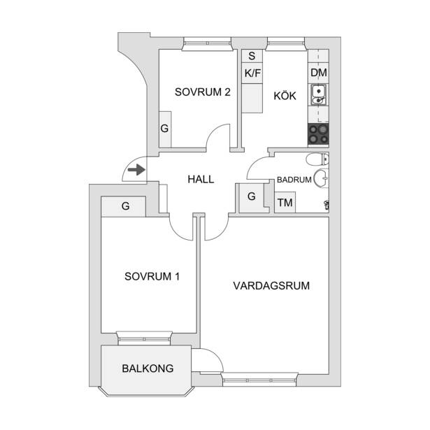 3 rum Lägenhet på Hövdingagatan 5, vån 4 Aspudden Stockholms kommun - bild 37