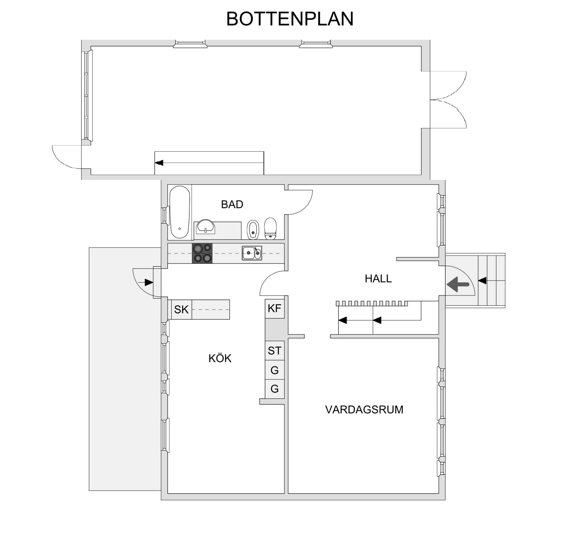 124 m² Villa på Fiskarvägen 8 Burträsk Skellefteå kommun - bild 24