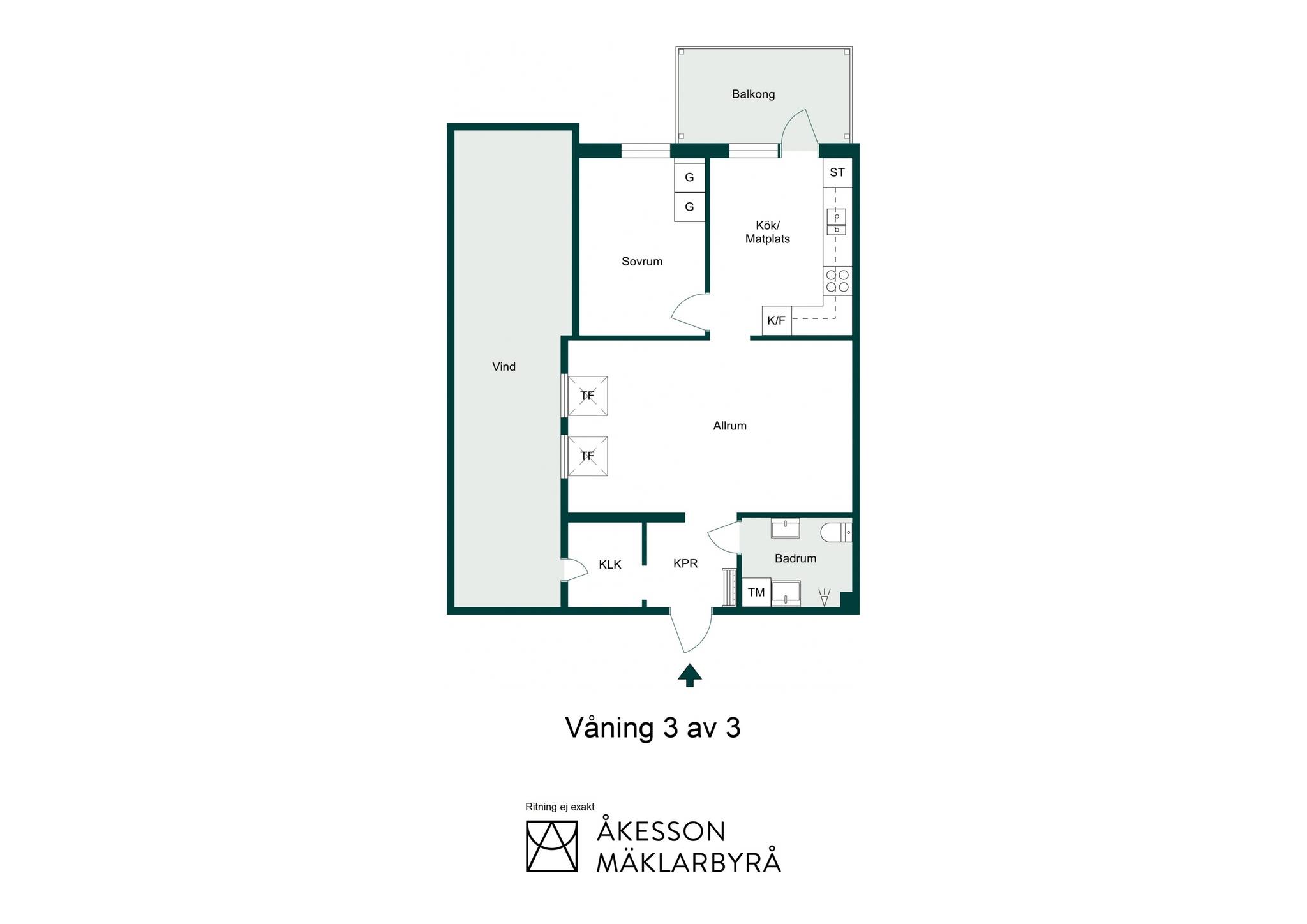2 rum Lägenhet på Gamla Räppevägen 26 Räppe Växjö kommun - bild 22