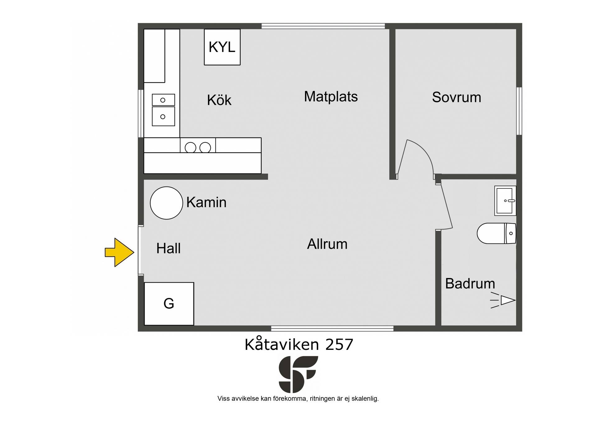 2 rum Fritidsboende på Kåtaviken 257 Hemavan Storumans kommun - bild 21