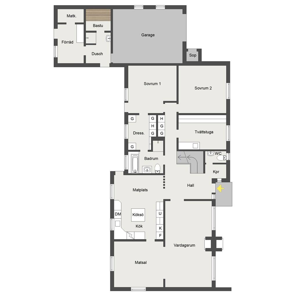 8 rum Villa på Idunavägen 15 Bellevue Malmö kommun - bild 24