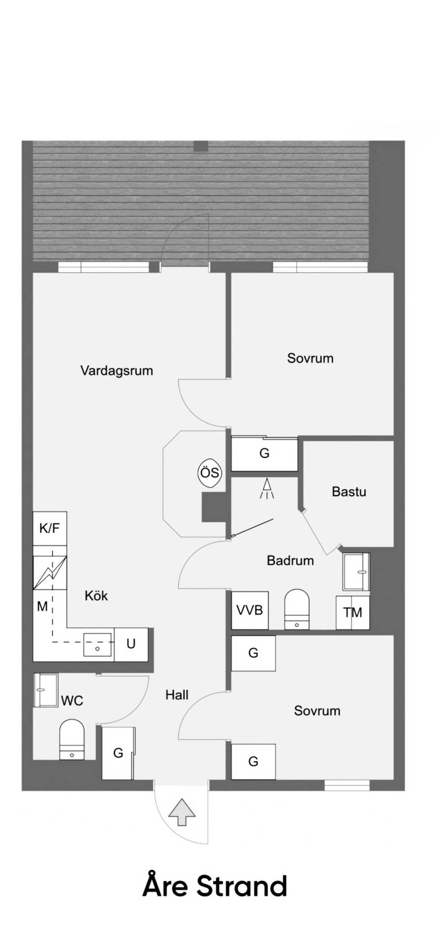 3 rum Lägenhet på Åre Strand 7A3 vecka 52 Åre strand Åre kommun - bild 24