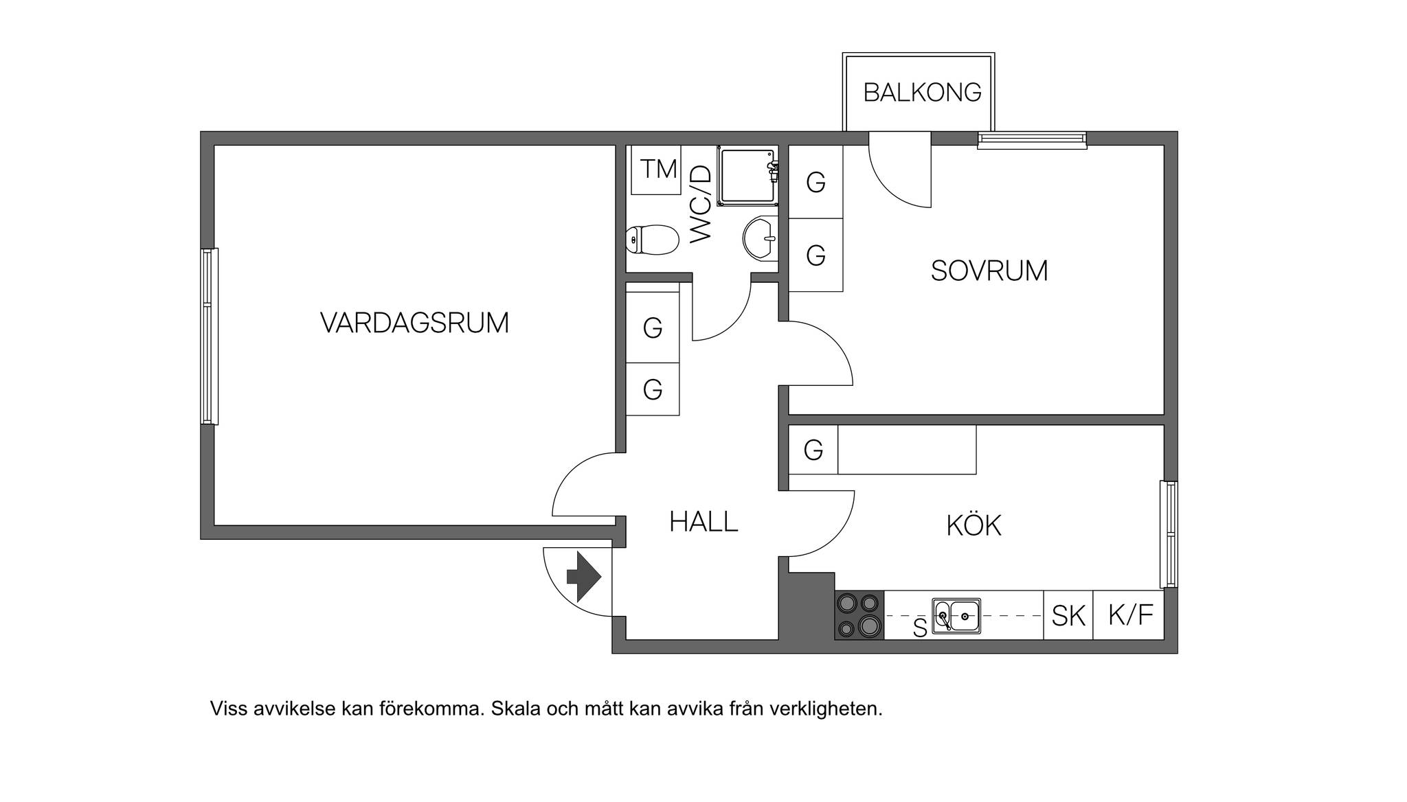 2 rum Lägenhet på Östra Kyrkogatan 54B Haga Umeå kommun - bild 19