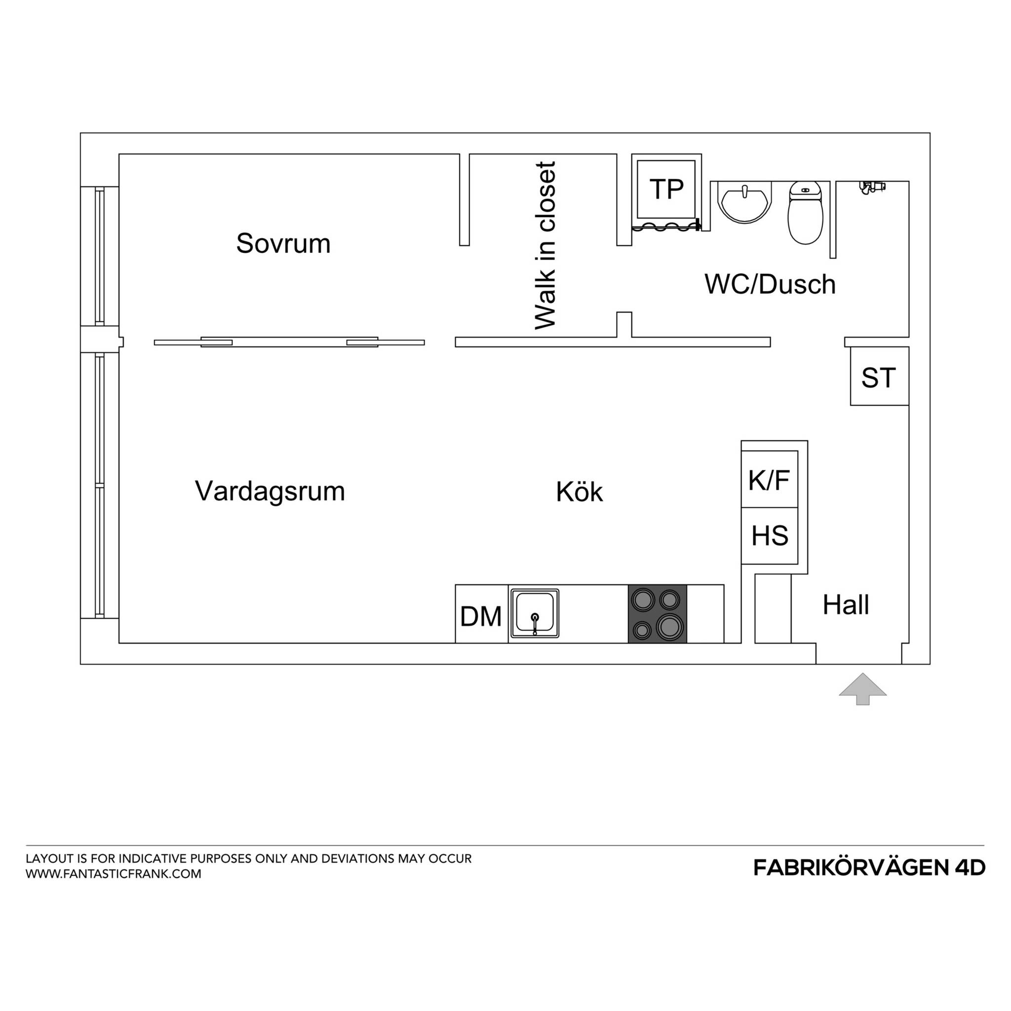 2 rum Lägenhet på Fabrikörvägen 4D Nacka Strand Nacka kommun - bild 19