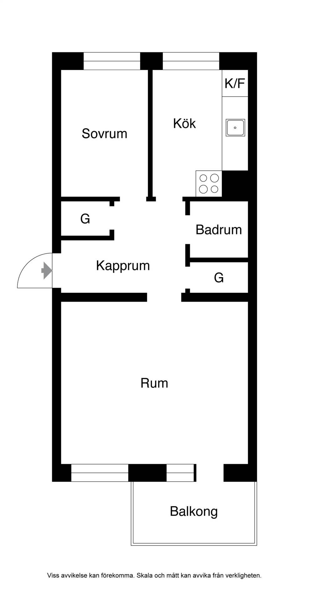 2 rum Lägenhet på Vitemöllegatan 4G Nobeltorget Malmö kommun - bild 22