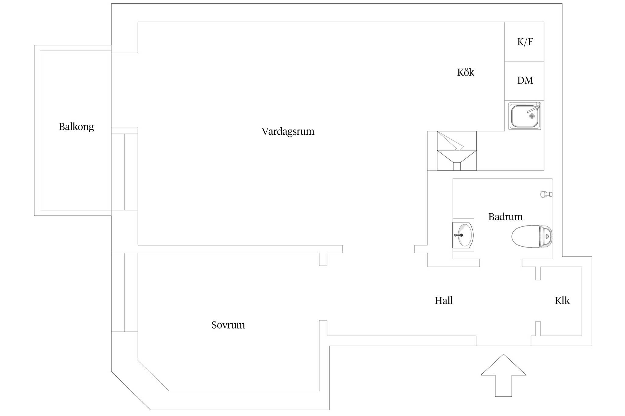 2 rum Lägenhet på Polhemsgatan 18 Kungsholmen - Norr Mälarstrand Stockholms kommun - bild 22