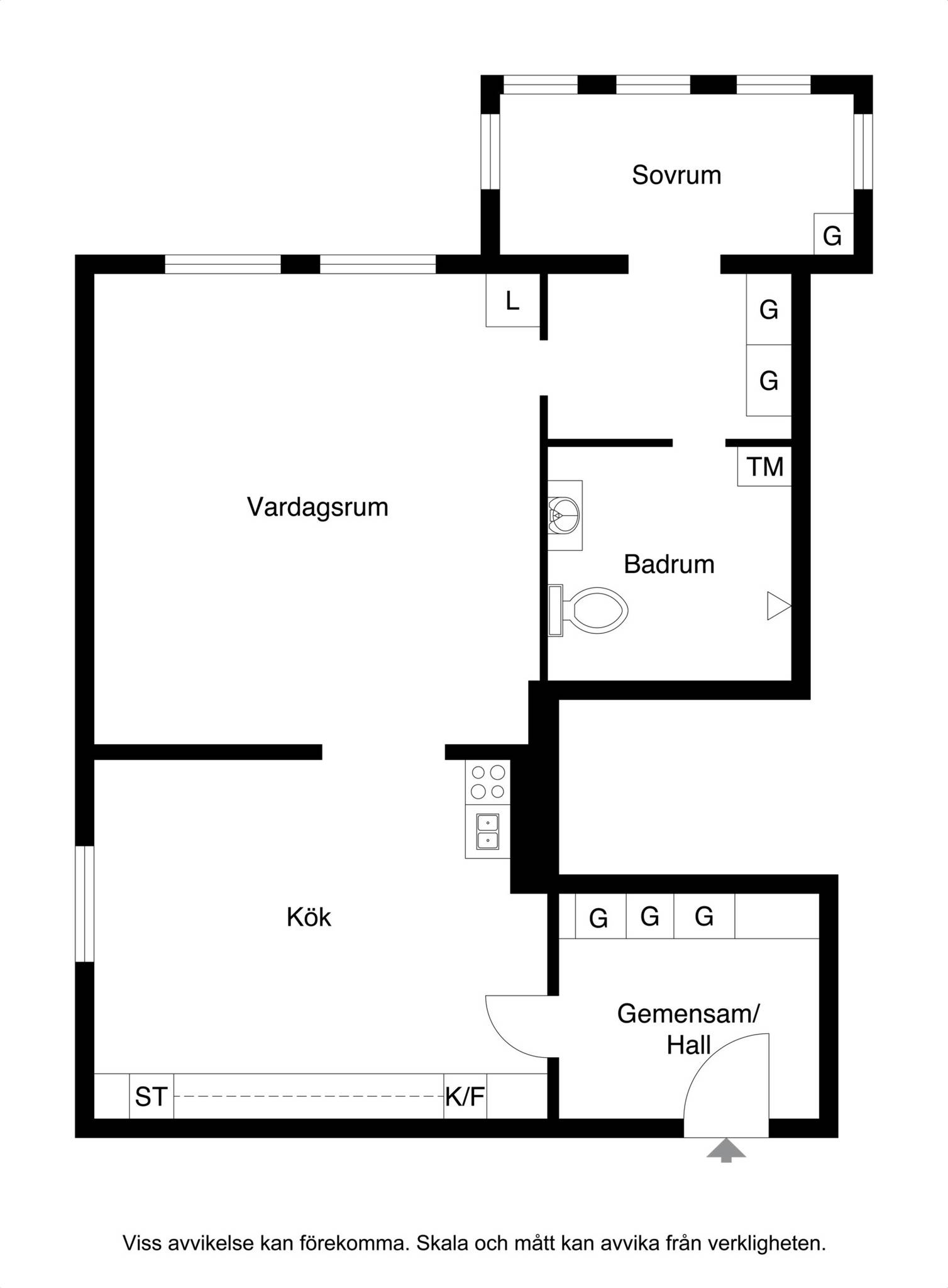 2 rum Lägenhet på Klippgatan 4 Solna Centrum Solna kommun - bild 27