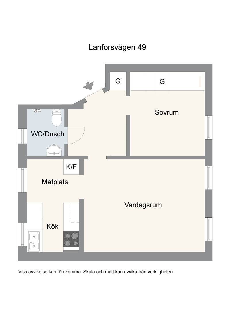 2 rum Lägenhet på Lanforsvägen 49, 2 tr Hjorthagen Stockholms kommun - bild 26
