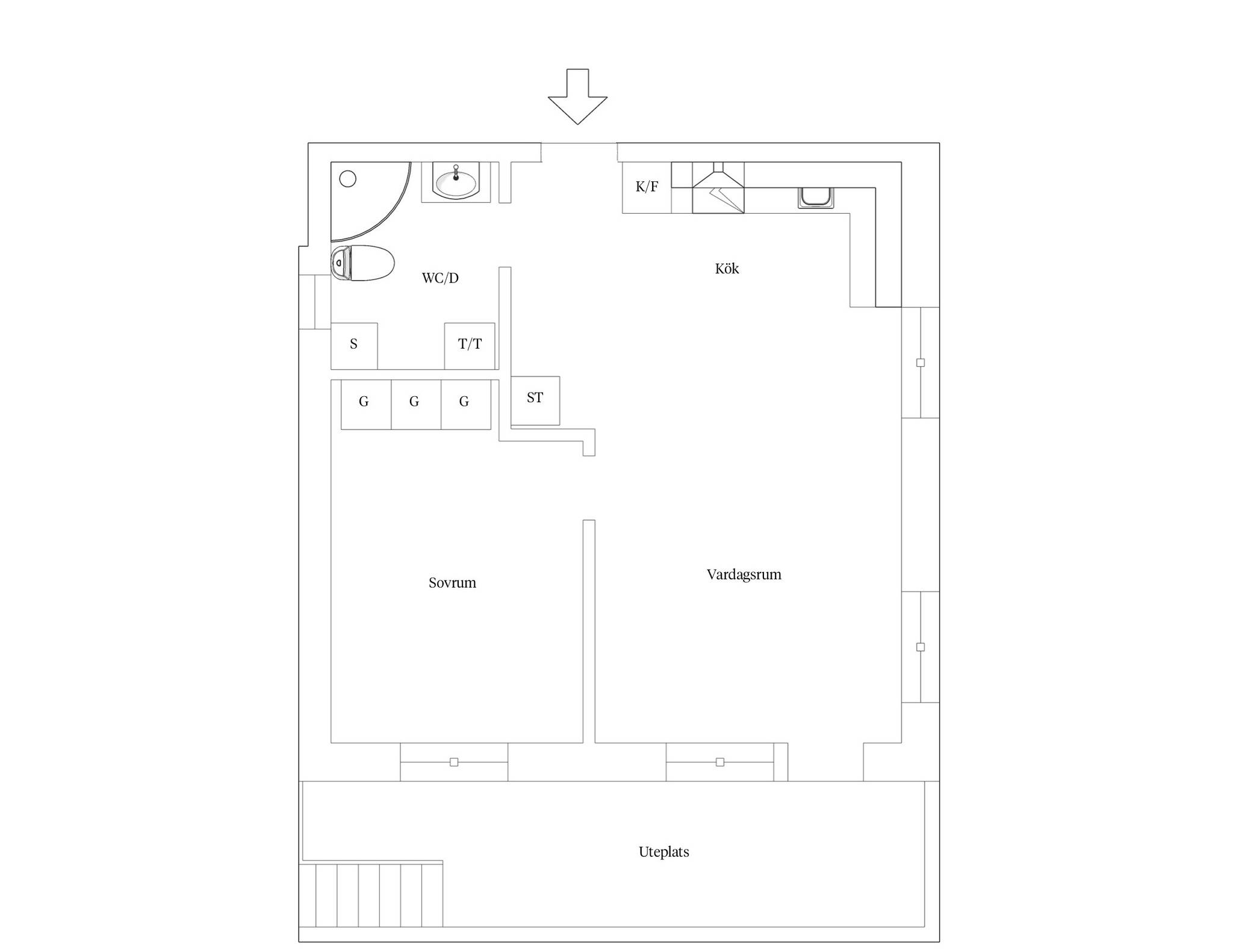 2 rum Lägenhet på Frejagatan 5B Söder Växjö kommun - bild 11