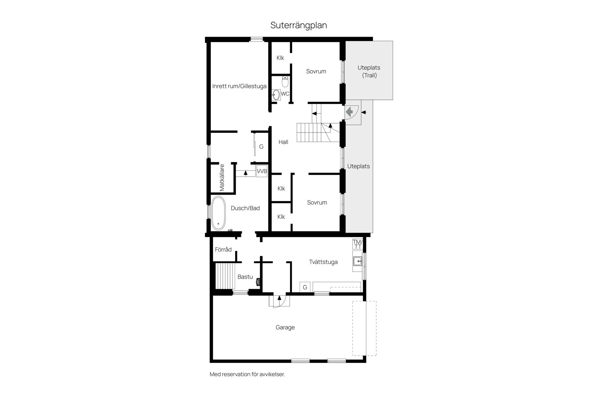 6 rum Villa på Glasbergsvägen 3 Villaryd / Centrum Lycksele kommun - bild 34