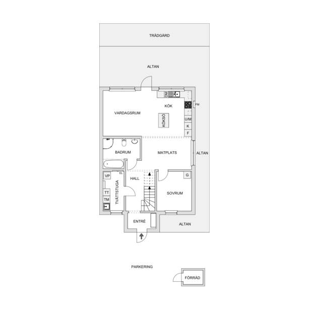 6 rum Par-/kedje-/radhus på Hallsbergsvägen 7C Kode Kungälvs kommun - bild 23