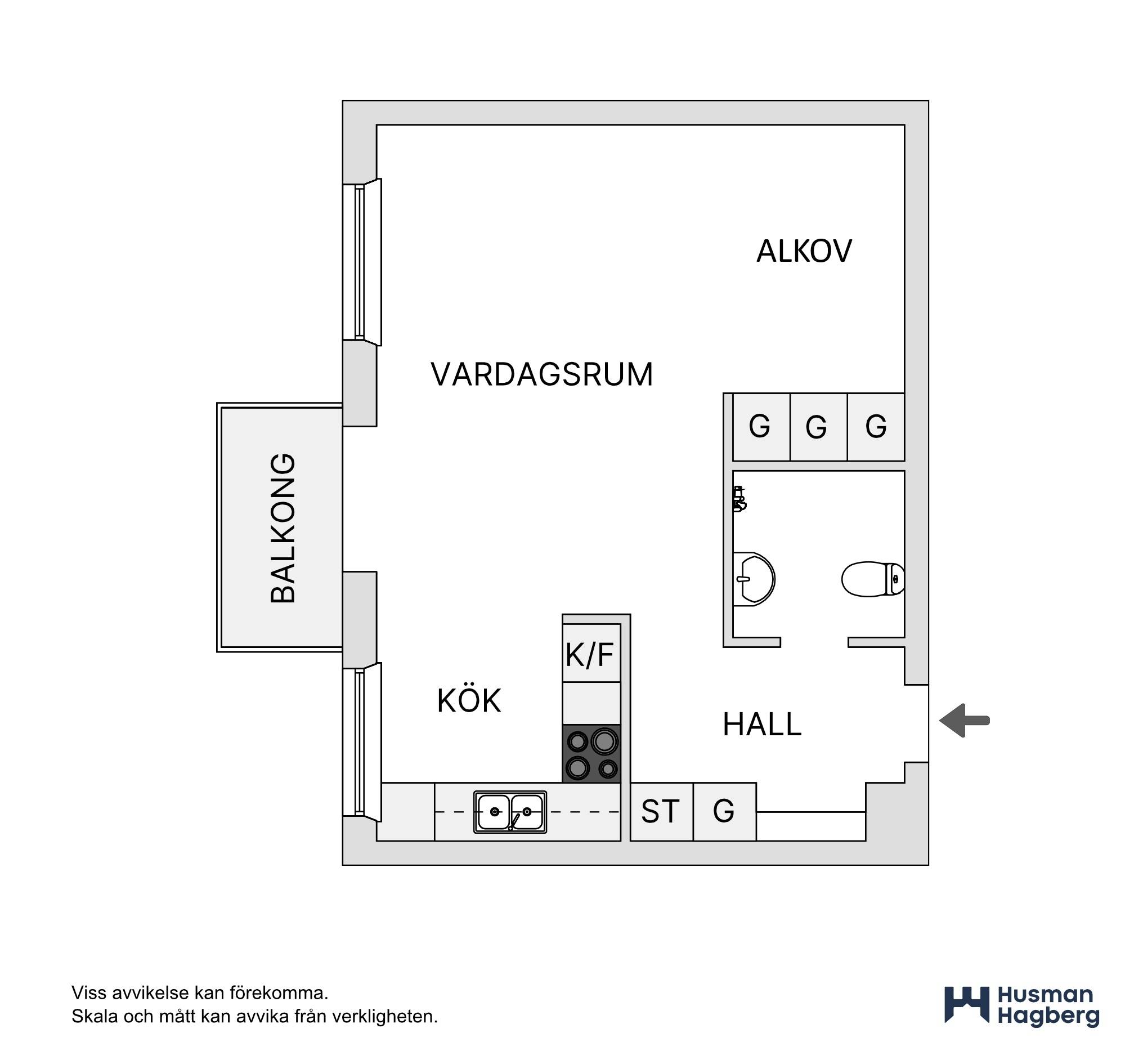 1 rum Lägenhet på Östra Kyrkogatan 28A Haga Umeå kommun - bild 16