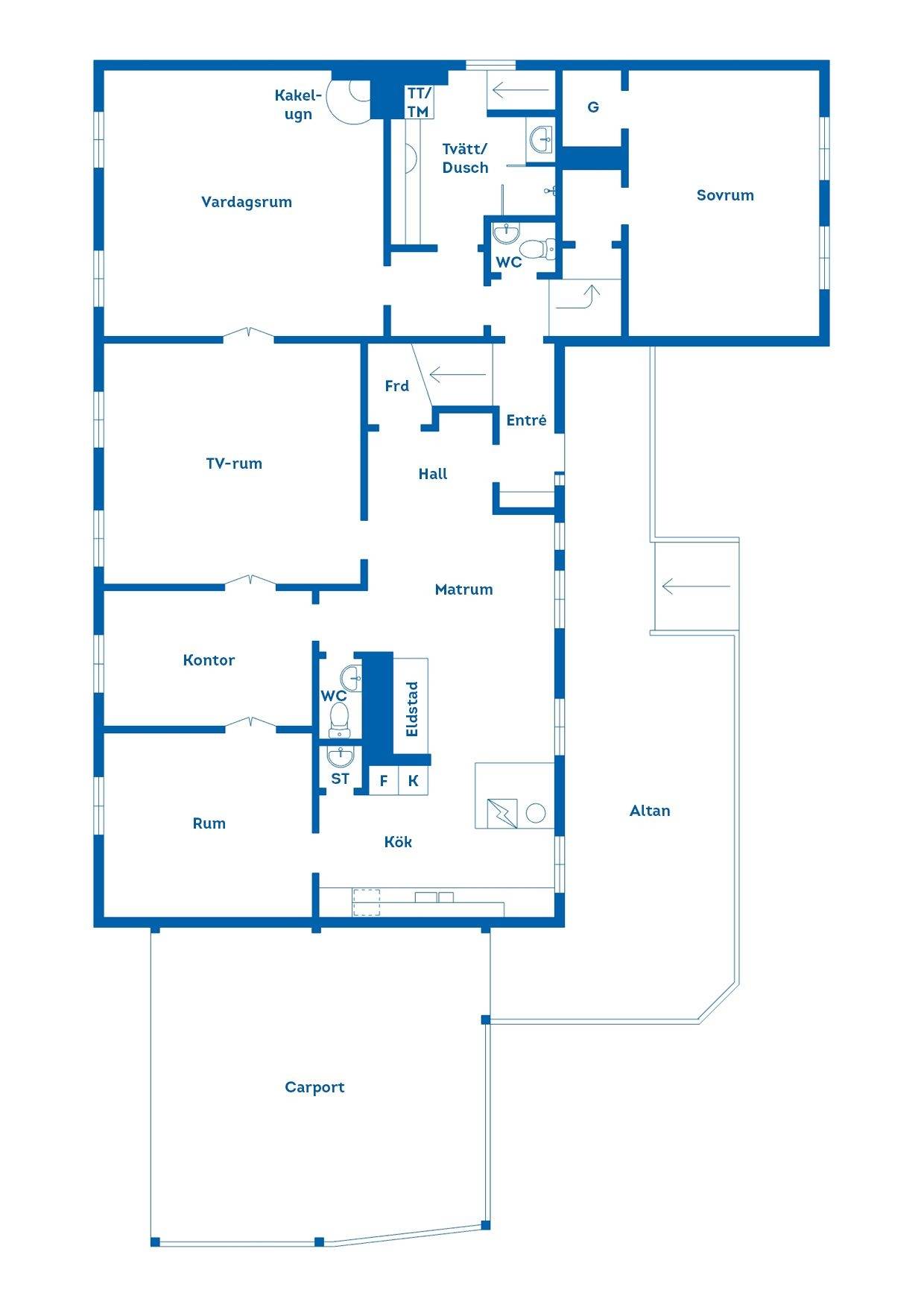 7 rum Villa på Köpmangatan 29 Härnösands kommun - bild 57