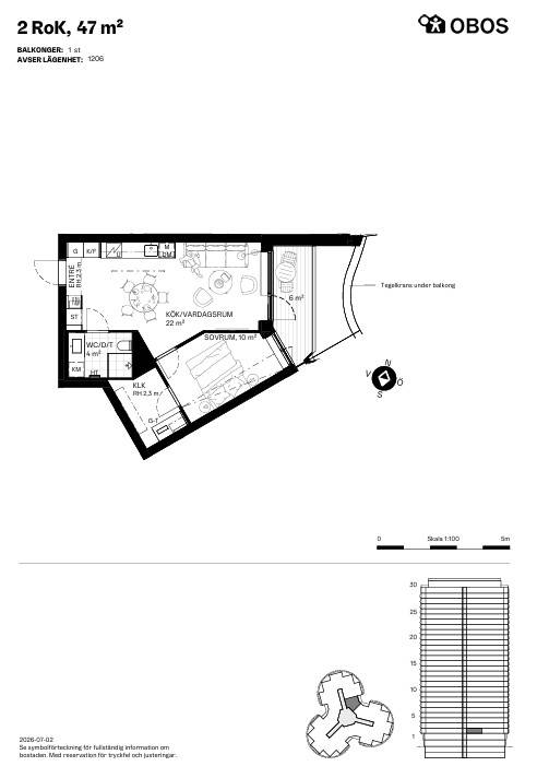 2 rum Lägenhet på Gasverksvägen 6F Stockholms kommun - bild 7