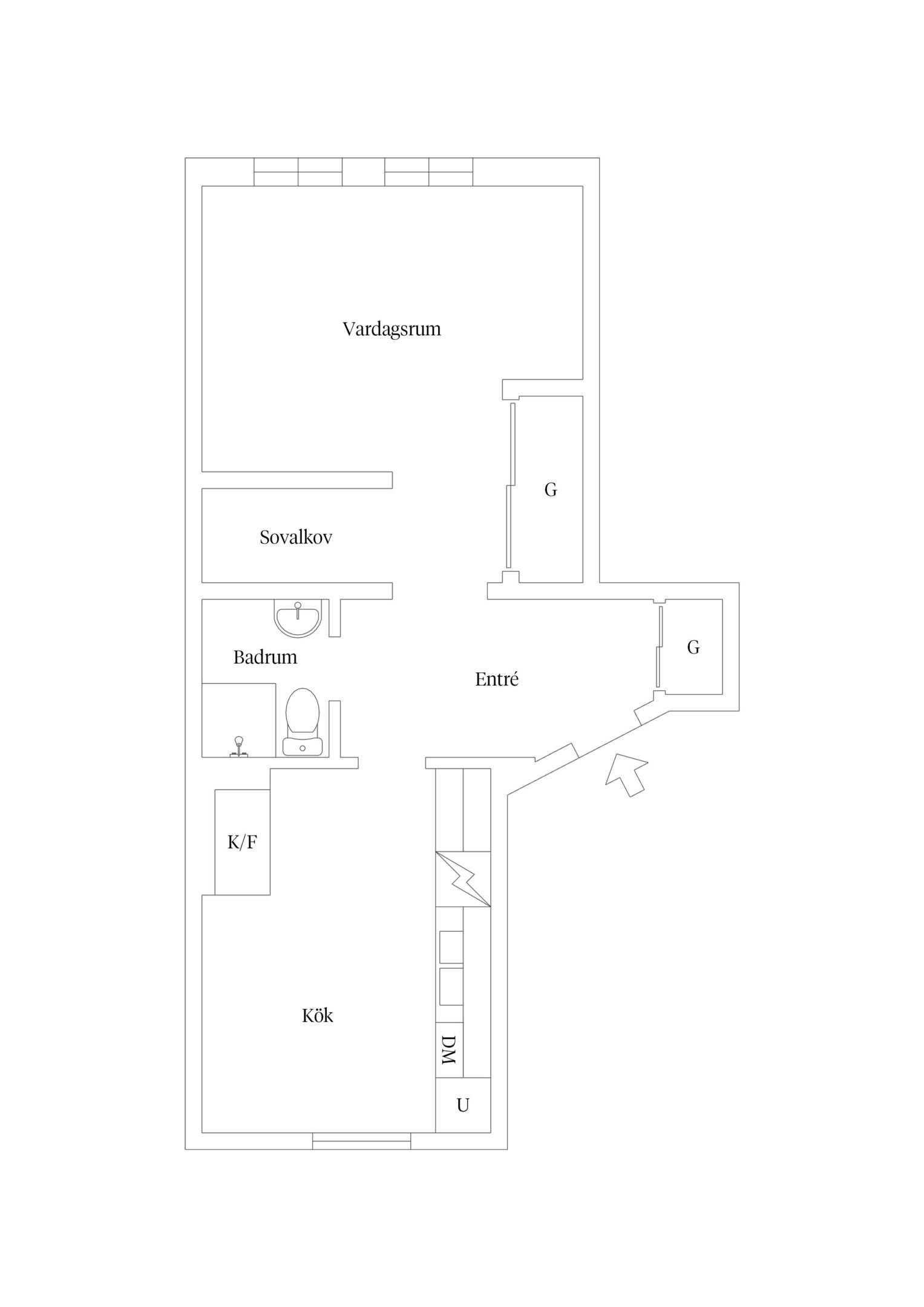 1 rum Lägenhet på Tegnérgatan 4B Malmen Kalmar kommun - bild 16